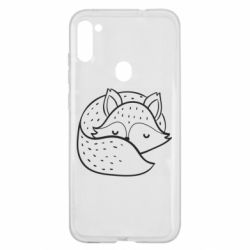 Чехол для Samsung A11/M11 Sleeping fox - PrintSalon