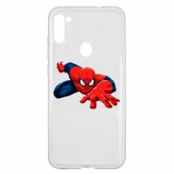 Чохол для Samsung A11 / M11 Spiderman and jump