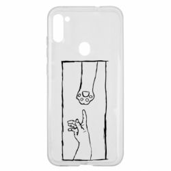 Чехол для Samsung A11/M11 Сreation meow - PrintSalon