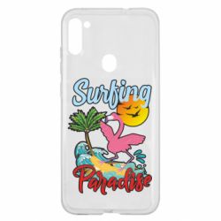 Чехол для Samsung A11/M11 Surfing Paradise Flamingo - PrintSalon