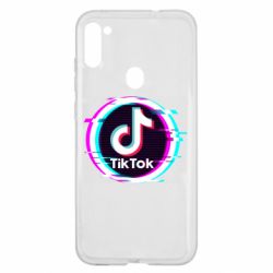 Чехол для Samsung A11/M11 Tik tock glitch ring - PrintSalon