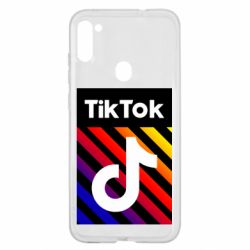 Чехол для Samsung A11/M11 Tik Tok Colorful Logo - PrintSalon