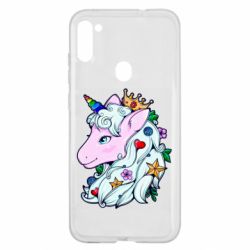 Чехол для Samsung A11/M11 Unicorn Princess - PrintSalon