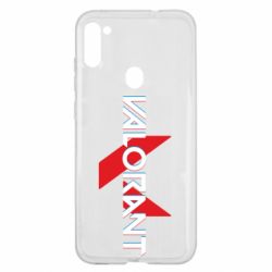 Чехол для Samsung A11/M11 Valorant glitsh logo - PrintSalon