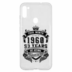 Чехол для Samsung A11/M11 Ваш месяц, год рождения (на английском) - PrintSalon