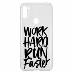 Чохол для Samsung A11 / M11 Work hard run faster - PrintSalon