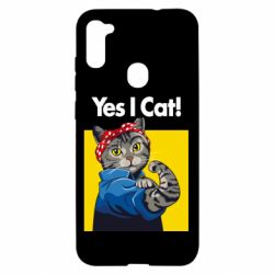 Чехол для Samsung A11/M11 Yes I Cat - PrintSalon