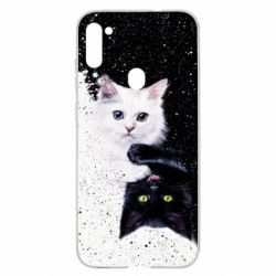 Чехол для Samsung A11/M11 Yin and Yang cats - PrintSalon