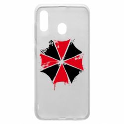 Чохол для Samsung A20 Амбрела арт бризки - PrintSalon