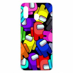 Чехол для Samsung A20 Among us multicolored - PrintSalon
