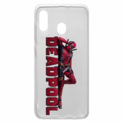 Чехол для Samsung A20 Дэдпул арт - PrintSalon