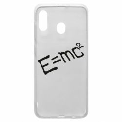 Чехол для Samsung A20 E=mc2 - PrintSalon