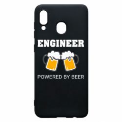 Чехол для Samsung A20 Engineer Powered By Beer - PrintSalon