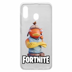 Чехол для Samsung A20 Fishstick Fortnite - PrintSalon