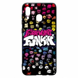 Чехол для Samsung A20 FnF Icons - PrintSalon