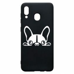 Чехол для Samsung A20 French Bulldog Puppy - PrintSalon