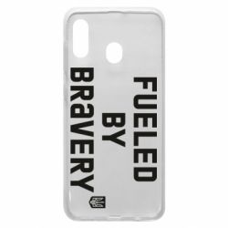 Чехол для Samsung A20 Fueled by bravery - PrintSalon