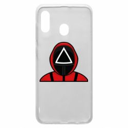 Чехол для Samsung A20 Игра в кальмара Soldier - PrintSalon