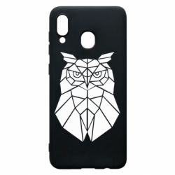 Чохол для Samsung A20 Geometric Owl - PrintSalon