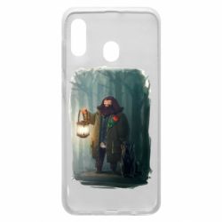 Чехол для Samsung A20 Хагрид в лесу - PrintSalon