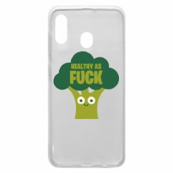 Чехол для Samsung A20 Healthy as fuck - PrintSalon