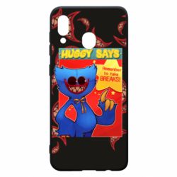 Чехол для Samsung A20 Huggy says - PrintSalon