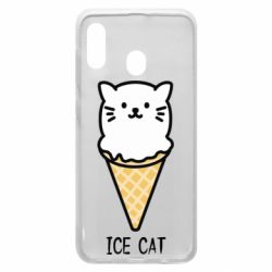 Чехол для Samsung A20 Ice Cat - PrintSalon