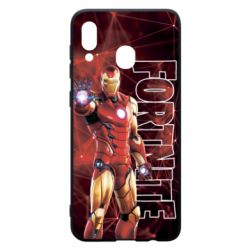 Чехол для Samsung A20 Iron Man Fortnite - PrintSalon