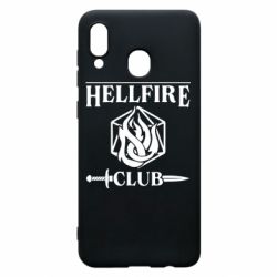 Чехол для Samsung A20 Клуб Адского Огня - PrintSalon