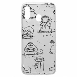 Чохол для Samsung A20 Кіт Саймона - PrintSalon