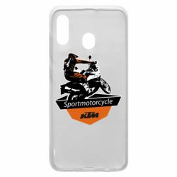 Чехол для Samsung A20 KTM Sportmotorcycle Art - PrintSalon