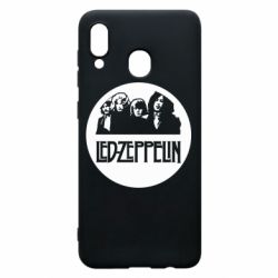 Чехол для Samsung A20 Led Zeppelin in a circle - PrintSalon