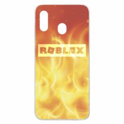 Чохол для Samsung A20 Logo and fire - PrintSalon