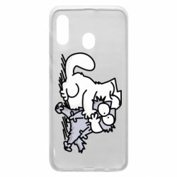 Чохол для Samsung A20 Любов котів - PrintSalon
