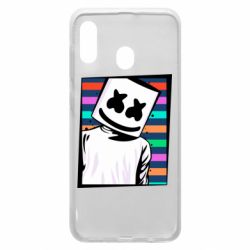 Чехол для Samsung A20 Marshmello Colorful Portrait - PrintSalon
