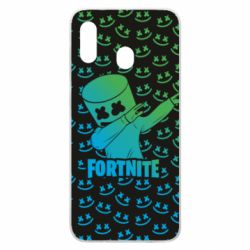 Чехол для Samsung A20 Marshmello Fortnite Dab Neon - PrintSalon