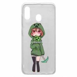 Чехол для Samsung A20 Minecraft anime - PrintSalon