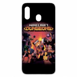 Чехол для Samsung A20 Minecraft Dungeons new - PrintSalon