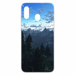Чехол для Samsung A20 Minecraft nature - PrintSalon