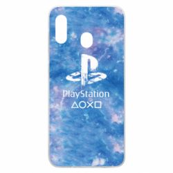 Чохол для Samsung A20 Playstation on tai dai background - PrintSalon