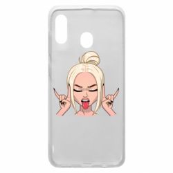 Чехол для Samsung A20 Punk Girl - PrintSalon