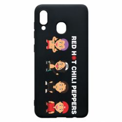 Чехол для Samsung A20 RHCP Chibies - PrintSalon