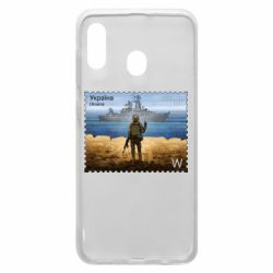 Чехол для Samsung A20 русский корабль иди на@ - PrintSalon