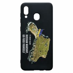 Чехол для Samsung A20 Snake island - PrintSalon