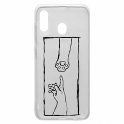 Чехол для Samsung A20 Сreation meow - PrintSalon