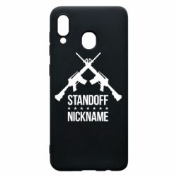 Чехол для Samsung A20 Standoff Nickname - PrintSalon