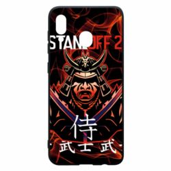 Чехол для Samsung A20 Standoff Samurai And Fire - PrintSalon
