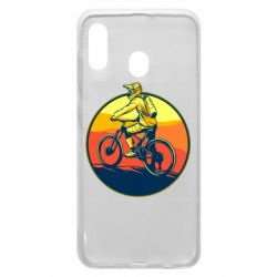 Чехол для Samsung A20 Сyclist - PrintSalon