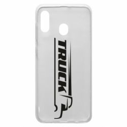 Чехол для Samsung A20 Truck simple art - PrintSalon