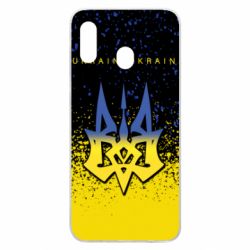 Чохол для Samsung A20 Ukraine, yellow blue - PrintSalon